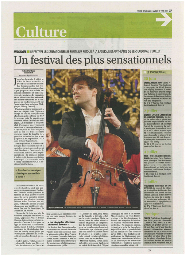 article Yonne  Républicaine